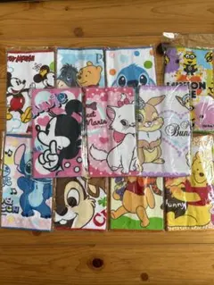 ディズニーキャラクター　ハンカチ　11枚セット