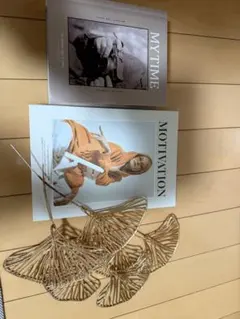 ワイヤー製の置物と書籍セット(置物)