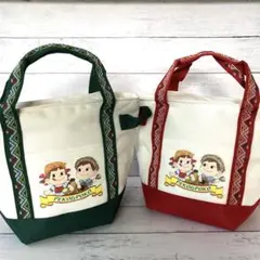 ✨希少品✨不二家 ペコちゃん ポコちゃん 保冷トートバッグ 2個セットのサムネイル