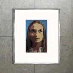 限定マット額装品/Marathon Women/ジュリアン・オピー 限定マット額装品/Julian Opie【Marathon Women 2025.09.11