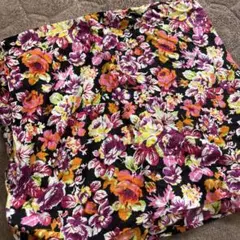 特売生地　天竺ニット　花柄