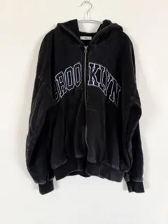 WEGO グラフィックBIGZIPパーカー