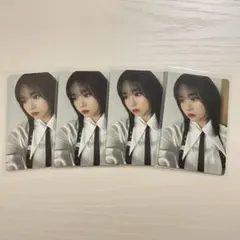 ME:I WHO I AM 佐々木心菜 通常盤 封入トレカ 4枚セット