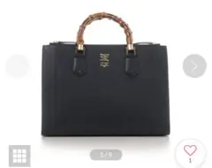 美品 サマンサタバサデラックス A4 トートバッグ ハンドバッグ レザー