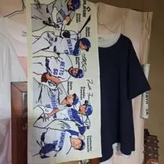 大谷翔平選手など選手イラスト応援タオル　白