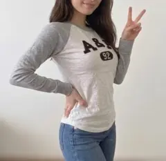 Abercrombie and Fitch 長袖Tシャツ ラグランスリーブ S