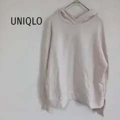 ユニクロ UNIQLO ウルトラストレッチスウェットプルパーカ リブ袖 M