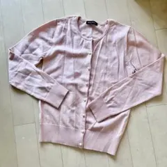 美品ミッシュマッシュパール付きカーディガン　リランドチュールvis 23区
