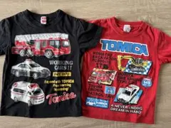 TOMICA 働く車 Tシャツ 2枚セット