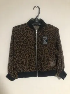 【美品】ZIDDY セットアップ　ヒョウ柄 シースルー130,140のサムネイル