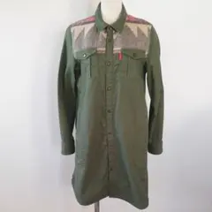 チチカカ　シャツワンピース　チュニック