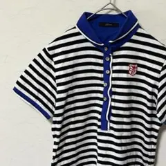 efficace ゴルフ ポロシャツ ボーダー レディースのサムネイル