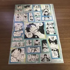 週刊少年ジャンプ　付録　ワンピース　モンキー•D•ルフィ　シール