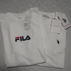 FILA、ポロ半袖Tシャツ2枚セット