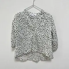 グローバルワーク S 90㎝ 100㎝ キッズ ブラウス 白 女の子 トップス