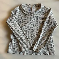 PETIT BATEAU 花柄長袖カットソー 110cm