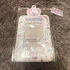 チェゴシム チャーム付きフォトキーホルダー うさぎゴシム