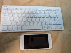 ワイヤレスキーボード ホワイト ( iPhoneは付きません )