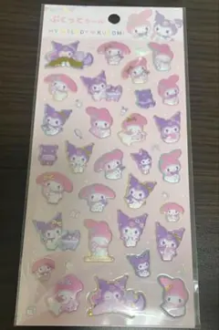 Sanrioぷくっとシールマイメロディー&クロミ