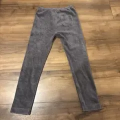 UNIQLO ユニクロ　キッズ　コーデュロイ　レギンス　110センチ　グレー