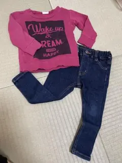 BREEZE トレーナー スキニー デニム セット