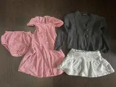 女児用　上下ブランド服4点セット　80cm 12M