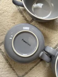 Francfranc グレー スープカップ 4個セット