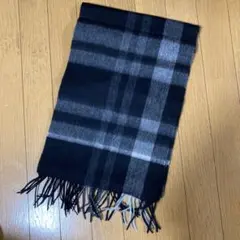 COMME CA MEN チェック柄マフラー