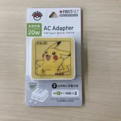 【ポケモン】　USB Type-C　ACアダプタ　ピカチュウ　988A