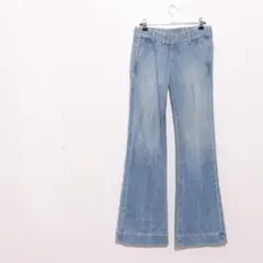 y2k Ezra Fitch デニム フレア USA製 24（F46）