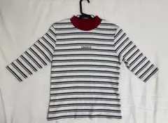 INGNI ストライプ 五分袖 Tシャツ CRADLE