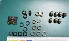 ピアスセット シルバー 青 黒