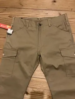 「新品未使用G-CARGO暖 防風ストレッチカーゴパンツカーキsize85 LL