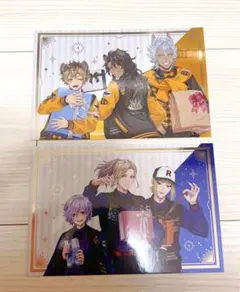 ツイステ 5周年 メタルポストカード　サバナクロー寮　ポムフィオーレ寮