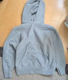 グレー フード付きパーカー Sサイズ　ヘビーウェイト　スウェット　パーカー