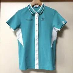 ✨ 美品✨マンシングウェア 半袖 ポロシャツ オシャレボタン レディース Lのサムネイル