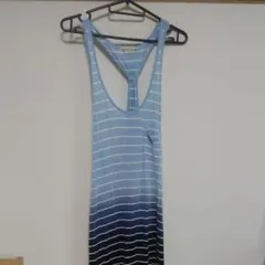 ワンピース　ボーダー　タンクトップ