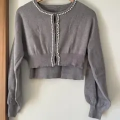 【ems】新品未使用　グレー　ニット