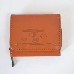 しまむら×スヌーピー 三つ折り財布 ブラウンのサムネイル