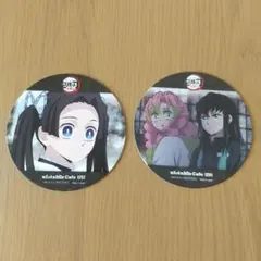 鬼滅の刃 ufotable Cafe コースター1251　甘露寺蜜璃と時透無一郎