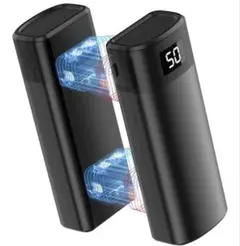 充電式カイロ 360°全面発熱 3秒即暖 新型磁気式 分離式設計 液晶 カイロ