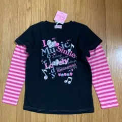 メゾピアノ　長袖　Tシャツ　120㎝　音符柄