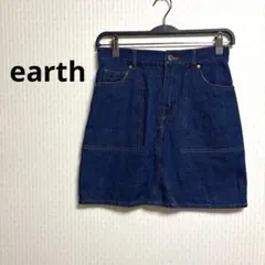 earth （アース）music & ecology ⭐️デニムスカートミニ丈のサムネイル