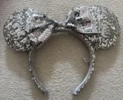 ディズニー　 ミニーマウス風スパンコールカチューシャ