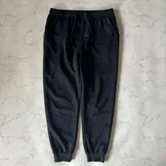大きいサイズ 5XL 裏起毛 スウェットパンツ ブラック ジョガーパンツ