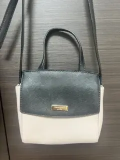 kate spade ショルダーバッグ 黒/ベージュ