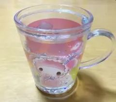 【即購入可】サンリオ マイメロディ マイメロ 取っ手 ラメ入り 星 マグカップ