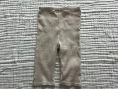 petit main 100cm リブレギンス 7部丈 アイボリー