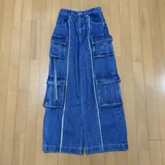 ワイドパンツ バギーパンツ ワイドデニム バギーデニム y2k archive