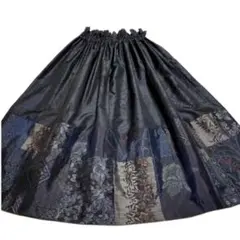 622 ⿻大島紬・本場大島紬・7マルキ本場大島紬リメイクスカート